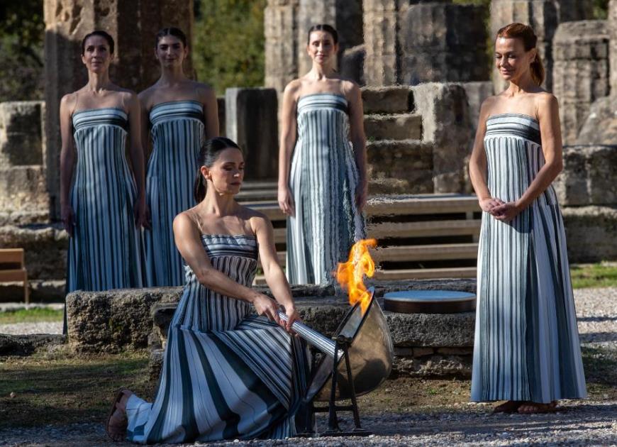 2026冬奥会圣火火种采集仪式举行